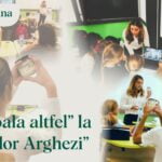 Elevi participă la activitățile „Școala Altfel” organizate de Artesana la Școala Gimnazială Tudor Arghezi, descoperind procesul de fabricație și produsele lactate naturale.