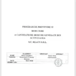 Program de prevenire si reducere a cantitatii de deseuri generate din activitatea S.C. Klaus S.R.L