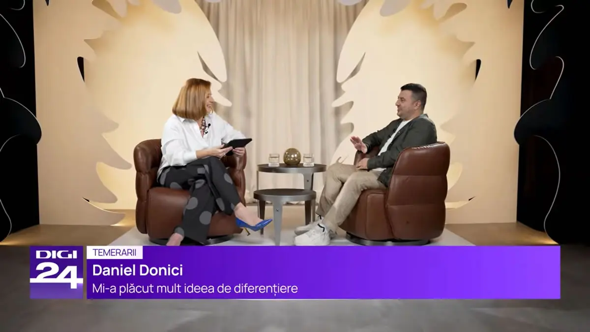 Daniel Donici, cofondator Artesana, invitat în emisiunea „Temerarii” de la Digi24 cu Marta Ușurelu, discutând despre diferențiere, antreprenoriat și dezvoltarea brandului românesc de lactate artizanale.