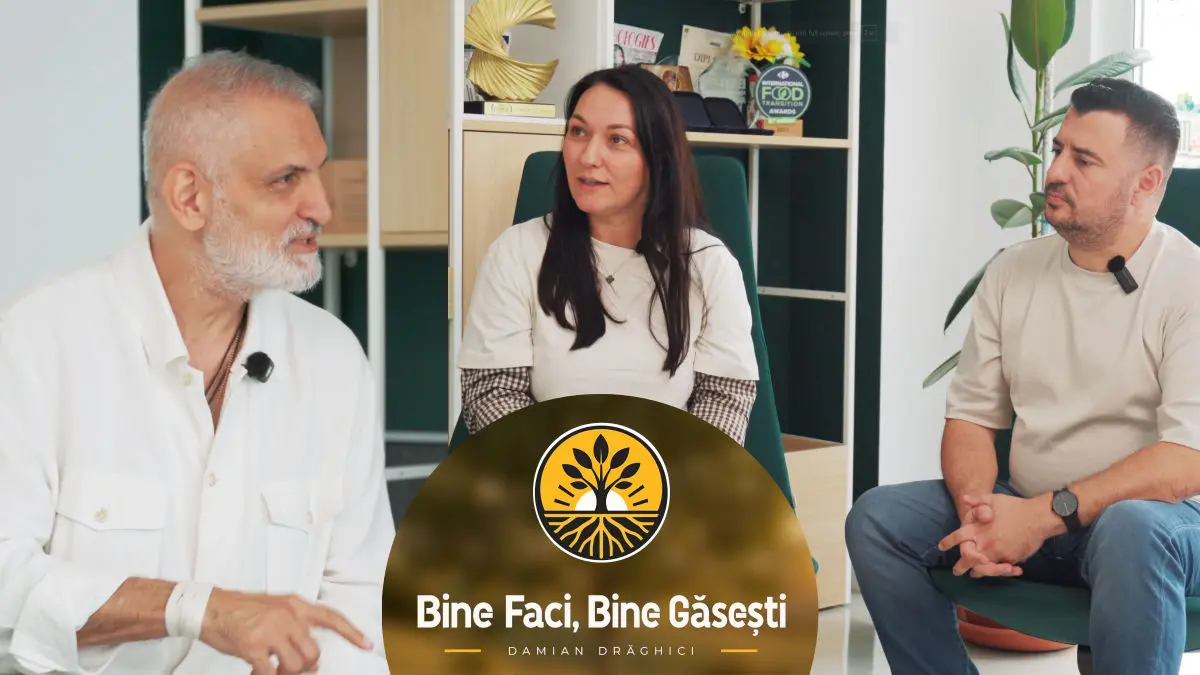 Damian Drăghici discută cu Alina și Daniel Donici, fondatorii Artesana, în podcastul „Bine faci, bine găsești